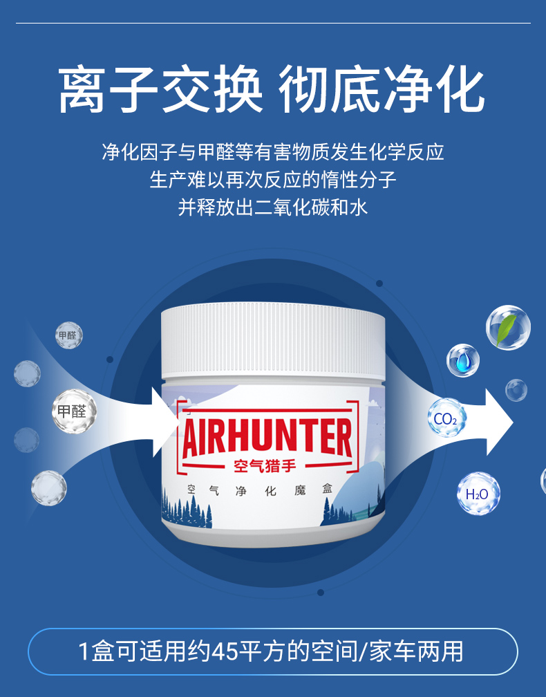 冰虫空气净化魔盒-离子交换，彻底净化